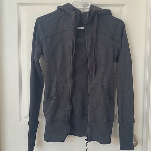Lululemon scuba hoodie heather grey size 4 - Picture 10 of 10